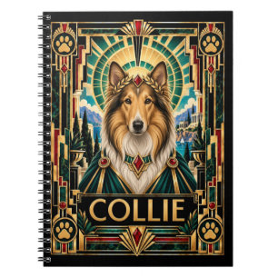 コリー, アールデコの犬 ノートブック