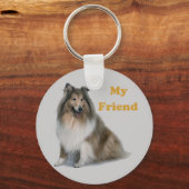 コリー キーホルダー (正面)