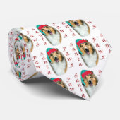 コリー・サンタ・ポーズ ネクタイ (ロール)