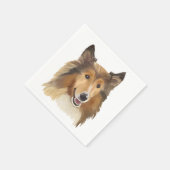 コリー スタンダードカクテルナプキン (角)