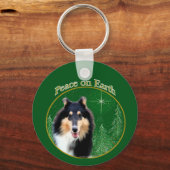 コリー・ピースオフ キーホルダー (正面)