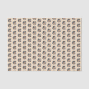 コリー(ラフ)絵画ズ – かわいいオリジナルドッグアート 薄葉紙