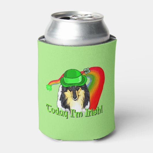 コリーSt patricks day 缶クーラー (缶正面)