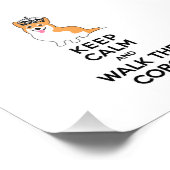 コリ保ギかわいい犬を歩いて穏やかに フォトプリント            (角)