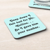 コリ感じンズ・ジェーン・オースティンさんおもしろいには悪い コースター (左側)