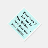 コリ感じンズ・ジェーン・オースティンさんおもしろいには悪い スタンダードカクテルナプキン (角)