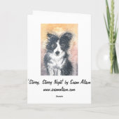 コリ縁どーが星の空を見るホリデーズカード シーズンカード (裏面)