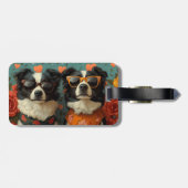 コリ縁どーとハートバラバレンタインデー ラゲッジタグ (裏面横)