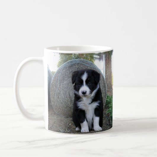 コリ縁どーの子犬の農場の生活 コーヒーマグカップ (左)