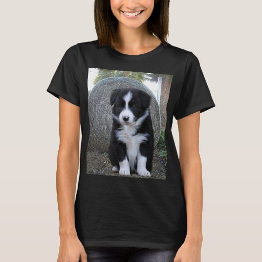 コリ縁どーの子犬の農場の生活 Tシャツ (正面)