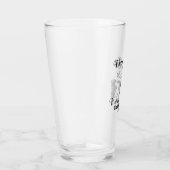 コリ縁どーアートのかわいい犬のスローガン タンブラーグラス (右)