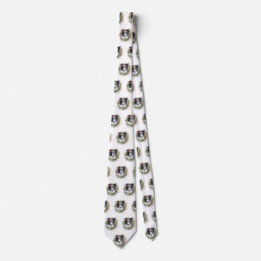 コリ縁どークリスマスリースフェスティバルカップ ネクタイ (正面)