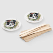 コリ縁どークリスマスリースフェスティバルカップ ハンドファン (組立なし)