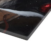 コリ縁どースノイそりクリスマスデコール カッティングボード (角)