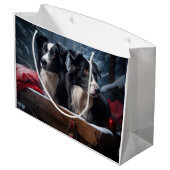 コリ縁どースノイそりクリスマスデコール ラージペーパーバッグ (裏面アングル)