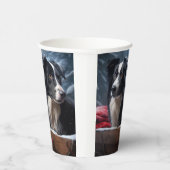 コリ縁どースノイそりクリスマスデコール 紙コップ (右)