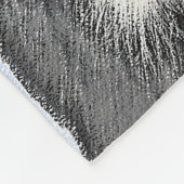 コリ縁どーズ-かわいいオリジナルの犬のアート フリースブランケット (角)