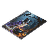 コリ縁どードグお洒落ハロウィン絵を描ズ ノートブック (左側)