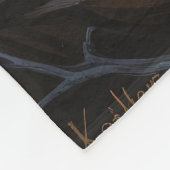 コリ縁どードグお洒落ハロウィン絵を描ズ フリースブランケット (角)