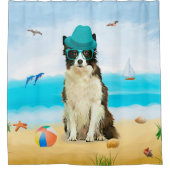 コリ縁どードグオンビーチ シャワーカーテン (正面)