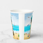 コリ縁どードグオンビーチ 紙コップ (右)