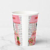 コリ縁どードグバレンタインデーキスをするス 紙コップ (右)