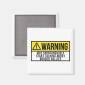 コリ縁どードッグおもしろいことわざ マグネット (正面/裏面)