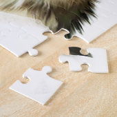 コリ縁どードッグとハートバレンタインデー ジグソーパズル (側面)