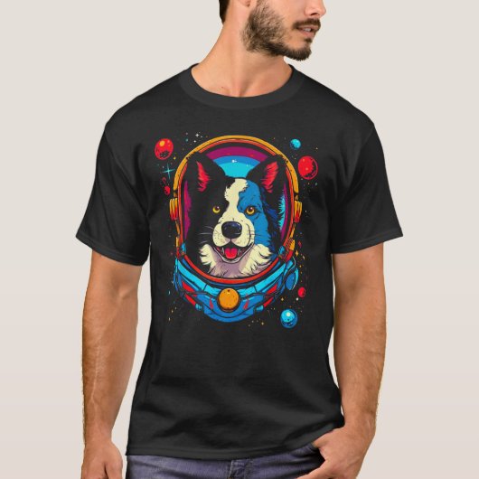 コリ縁どードッグ飛行士 Tシャツ (正面)