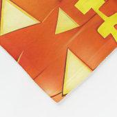 コリ縁どーハロウィン不気味 フリースブランケット (角)