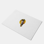 コリ縁どーハロウィーンの衣装シャツメンズウィメンズウィメンズキ ドアマット (アングル)