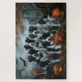 コリ縁どーハロウィーンナイトドギーディライト ジグソーパズル (縦)