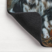 コリ縁どーハロウィーンナイトドギーディライト マウスパッド (コーナー)