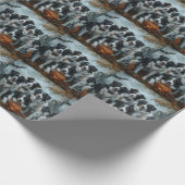 コリ縁どーハロウィーンナイトドギーディライト ラッピングペーパー (角)