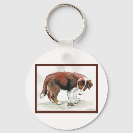 コリ縁どーパピー&グラスッパー キーホルダー (正面)