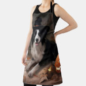 コリ縁どーパンプキンハロウィンホラー エプロン (インサイチュ)