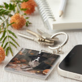 コリ縁どーパンプキンハロウィンホラー キーホルダー (正面右)