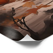 コリ縁どーパンプキンハロウィンホラー ポスター (コーナー)