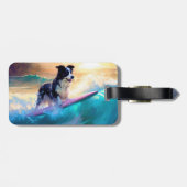 コリ縁どービーチサーフィン絵画ズ ラゲッジタグ (裏面横)