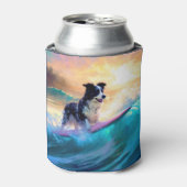 コリ縁どービーチサーフィン絵画ズ 缶クーラー (缶正面)