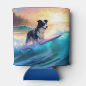 コリ縁どービーチサーフィン絵画ズ 缶クーラー (裏面)