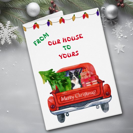 コリ縁どーファームトラッククリスマスカード