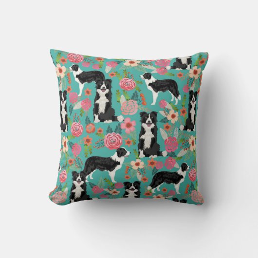 コリ縁どーフローラドッグ枕 クッション (正面)