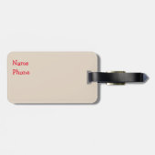 コリ縁どーペットネームクレートトラベルラベル ラゲッジタグ (裏面横)