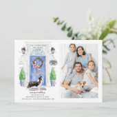 コリ縁どー前面ドアの写真移動アナウンス 招待状 (スタンド正面)