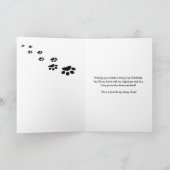 コリ縁どー孫娘の可愛いクリスマス カード (内部)