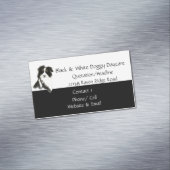 コリ縁どー犬動物用水彩名刺 マグネット名刺 (インサイチュ)