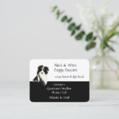 コリ縁どー犬動物用水彩名刺 名刺 (スタンド正面)