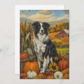 コリ縁どー犬秋の収穫感謝祭 シーズンカード (正面/裏面)