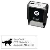 コリ縁どー犬赤ちゃんシャワーパピーグレー セルフインキングスタンプ (インサイチュ)